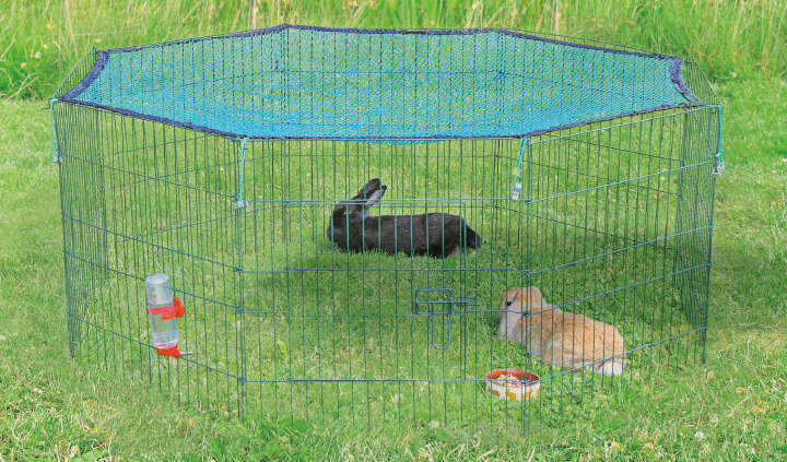 TRIXIE Freilaufgehege mit Schutznetz